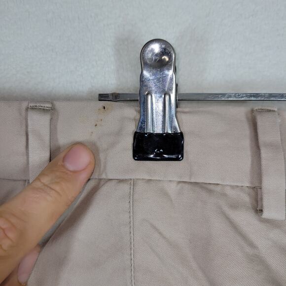 Peter Millar Pants Mens 40x26 Beige Chinos Straight Leg Business Casual Trousers - Picture 10 of 12